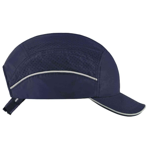 8955 Short Brim Navy Lightweight Bump Cap Hat
