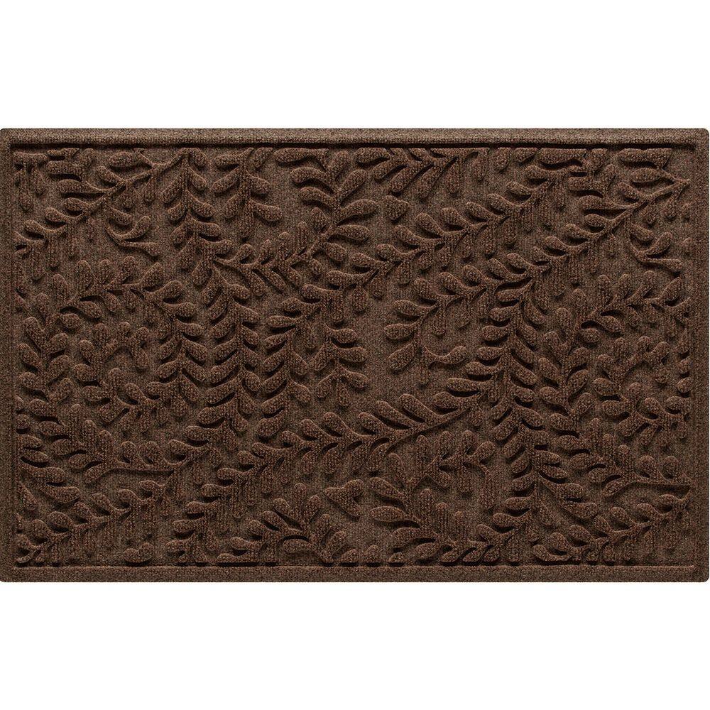 Waterhog Boxwood Dark Brown 23 in. x 35 in. PET Polyester Indoor Outdoor Doormat price history on PriceWatchPro