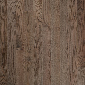 Plano Low Gloss Gray 3/4 in. Thick x 4 in. Wide x Varying Length Solid Hardwood Flooring (18.5 sq. ft./case)