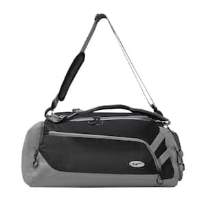 Blitz 22 in. Black and Gray Gym Duffel Bag