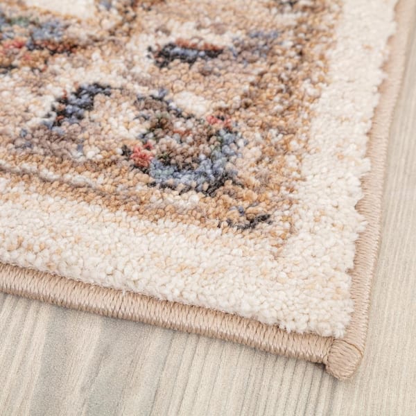 Concord Global Trading Cashmere Ivory 2 ft.x 7 ft. Traditional