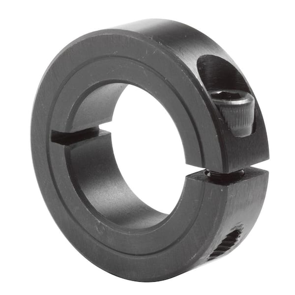 Climax 1/4 in. Bore Black Oxide Coated Mild Steel Clamp Collar