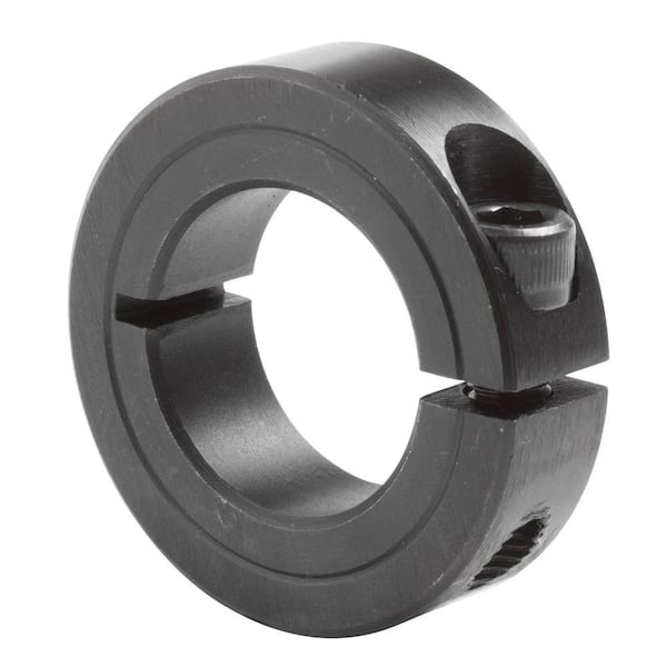 Climax 1/2 in. Bore Black Oxide Coated Mild Steel Clamp Collar