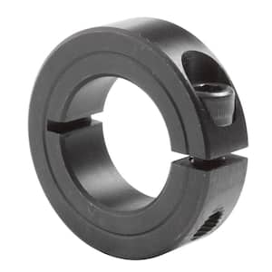 Black Oxide Steel One-Piece Clamping Collar Recessed Screw 15/16 Pack of 10
