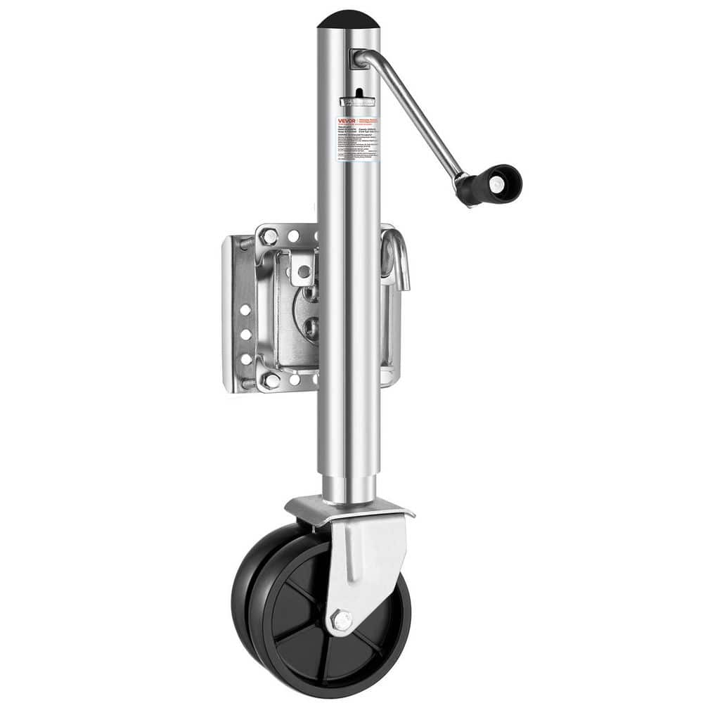 Trailer Jack with Wheel, 2000lbs. Load, Heavy-Duty Swivel Jack with PP Wheel & Handle, 12 in Lift for RV & Boat Trailers price history on PriceWatchPro