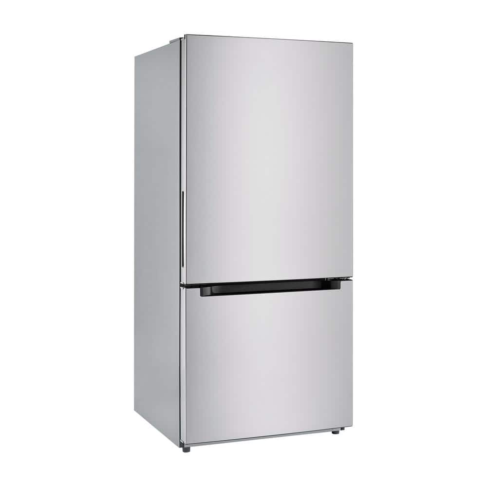 FÄRSKHET Bottom-freezer refrigerator - stainless steel color 10.4 cu.ft