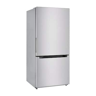 18.7 cu. ft. Bottom Freezer Refrigerator in Stainless Steel