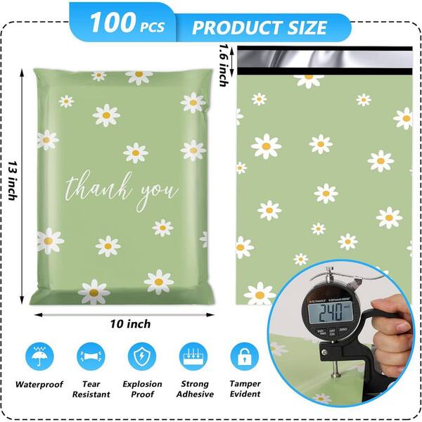 Heavy Duty 14.5x19 Poly Mailer Bags - 3 Mil Thick Shipping Envelopes (100 Pack)