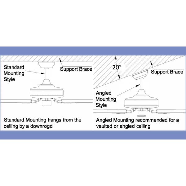 Angle Mount Ceiling Fan Shelly Lighting