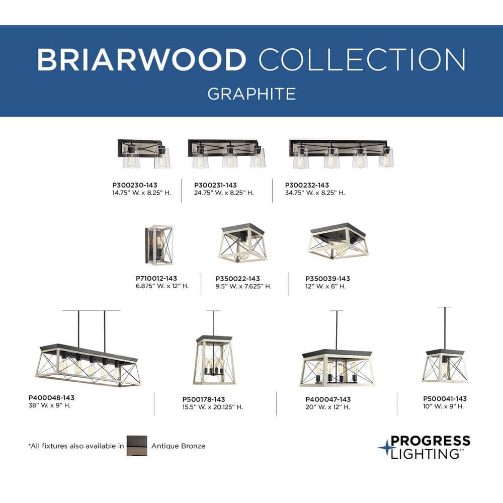 Briarwood Satin Nickel 4-Light Foyer Pendant with Vintage Charm