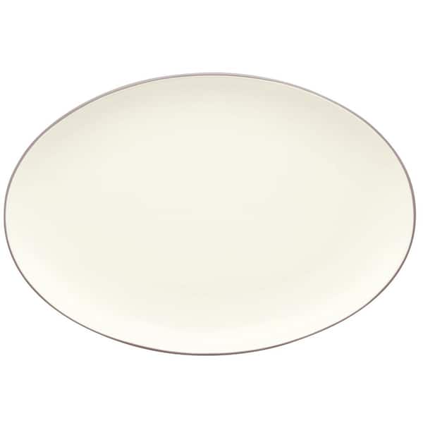 Noritake Colorwave Clay 16 in. (Tan) Stoneware Oval Platter