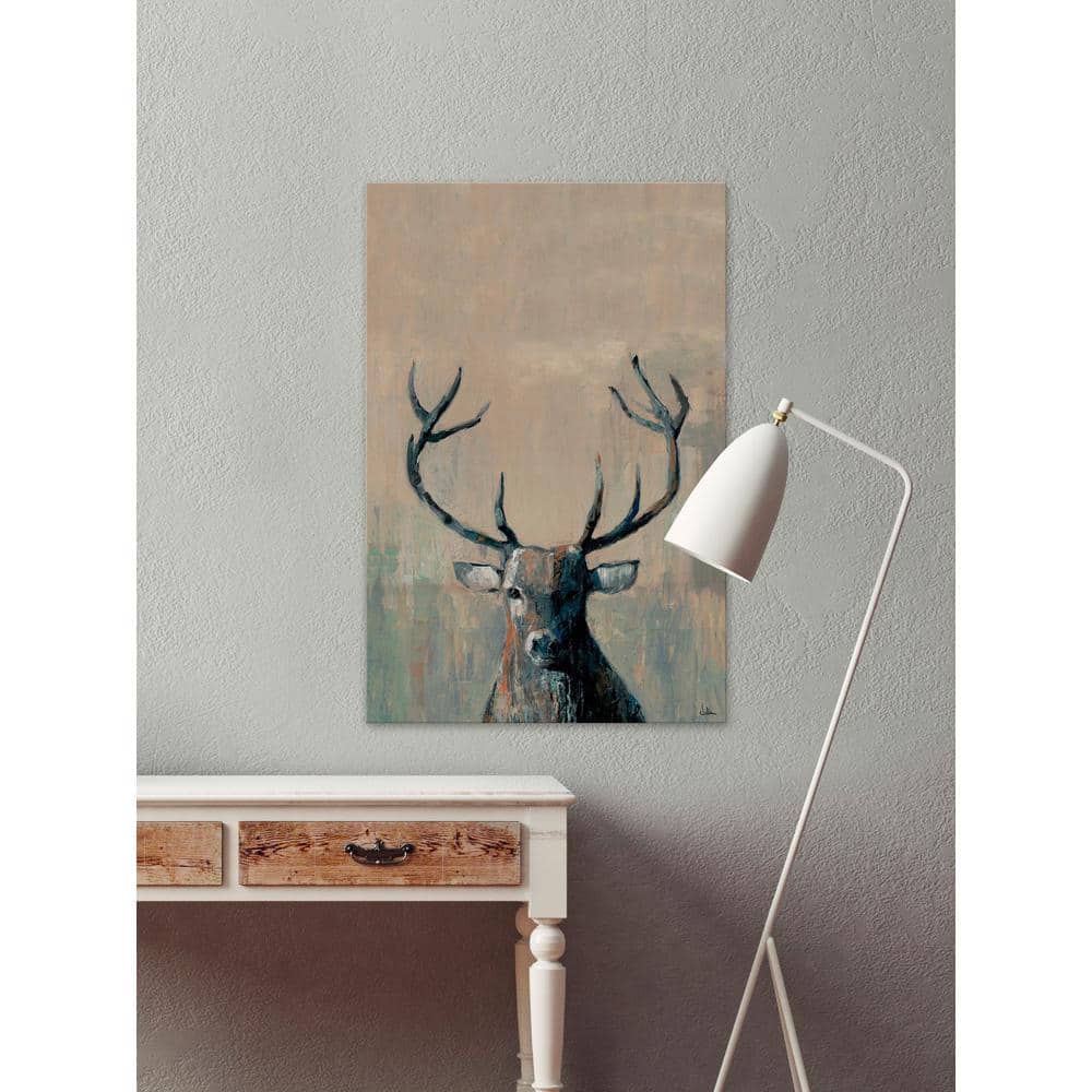 60 in. H x 40 in. W What up Buck by Julia Posokhova Canvas Wall Art