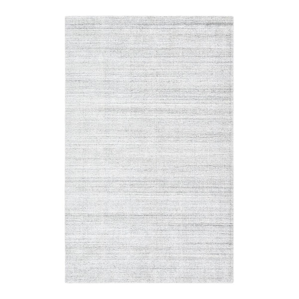 Solo Rugs Halsey Ivory 9 ft. x 12 ft. Contemporary Solid Area Rug