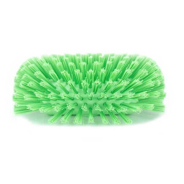 Unbranded Sparta 5.5 in. x 9.5 in. Lime Polypropylene Kettle Brush (2-Pack)
