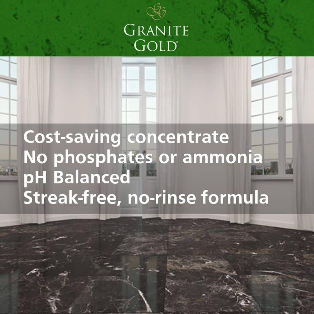 Granite Gold Citrus Scented Concentrated Stone and Tile Floor Cleaner