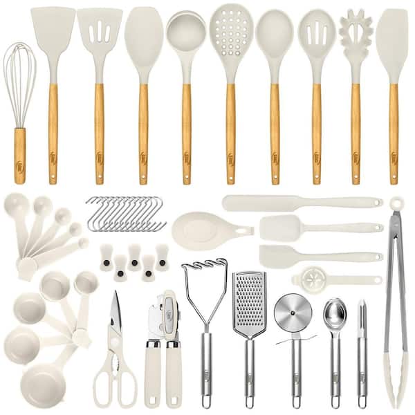 UXIYI Kitchen Utensils Set, Silicone Cooking Utensils, Non Stick
