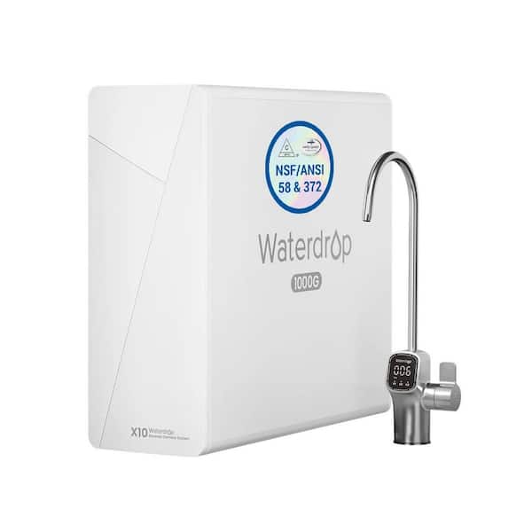 WD-X10 Tankless RO System, NSF/ANSI 58 and 372 Certified, 1000 GPD, 9-Stage Filtration, 3:1 Pure to Drain