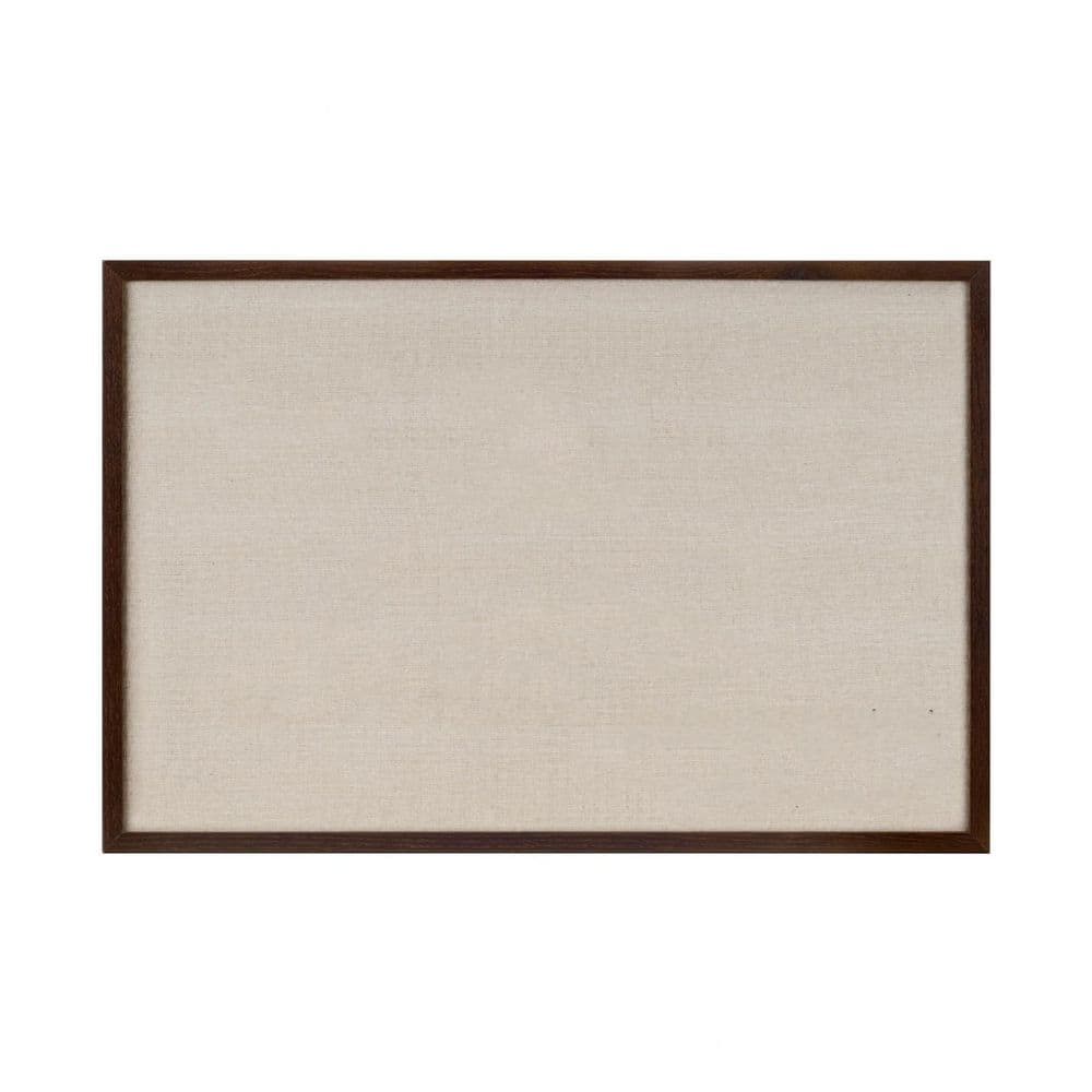 Unbranded 20 in. x 30 in. Brown Wood Framed Cork Memo Board HDCZ3ZL85X