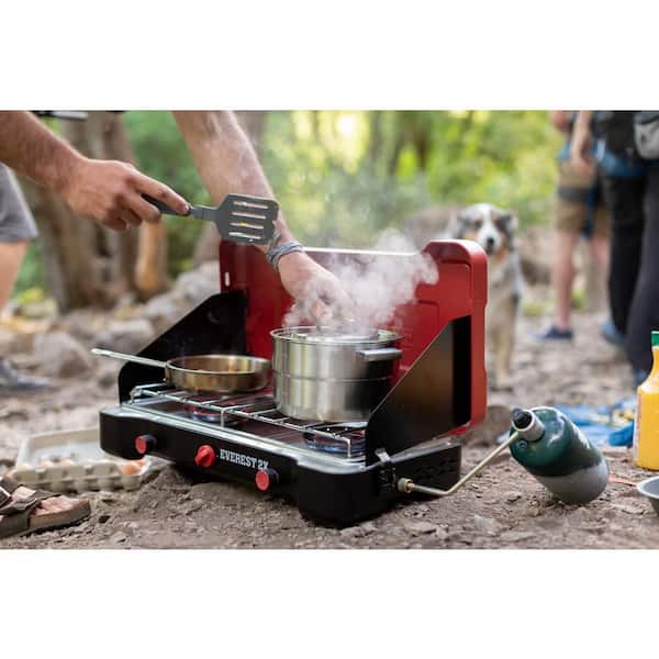 Camp Chef Mountain Series Everest 2X High Output 2-Burner Camp Stove MSHPX  - The Home Depot