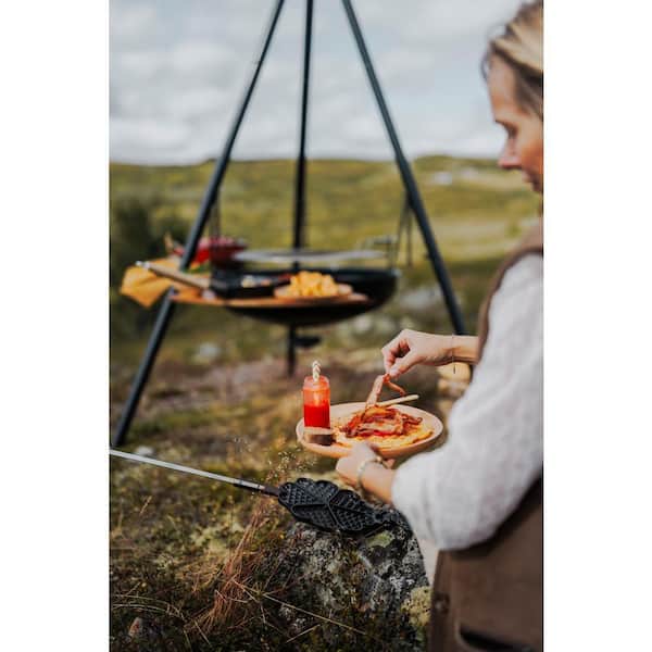 Espegard Scandinavian Tripod Campfire Pan 70, Outdoor Fireplace