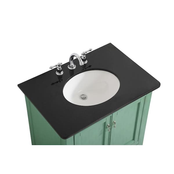 Timeless Home 30 In W Single Bath Vanity Vintage Mint With Granite Top Black White Basin Th24630hdvm - Fiberglass Vintage Bathroom Sink Repair Timeless Home 30 In W Single Bath Vanity Vintage Mint With Granite Top Black White Basin Th24630hdvm - Fiberglass Vintage Bathroom Sink Repair
