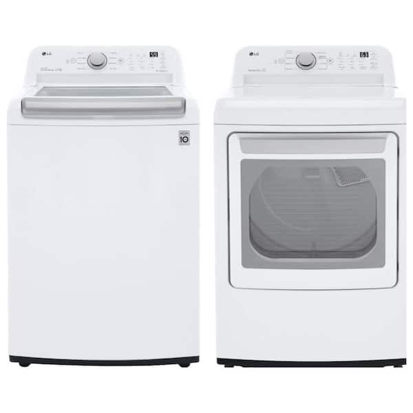 5.0 cu. ft. Top Load Washer with NeverRust Drum, TurboDrum and 7.3 Cu. Ft. Dryer Combo