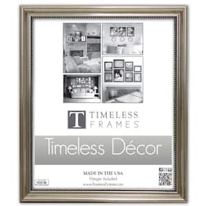 Astor 1-Opening 11 in. x 14 in. Silver Picture Frame