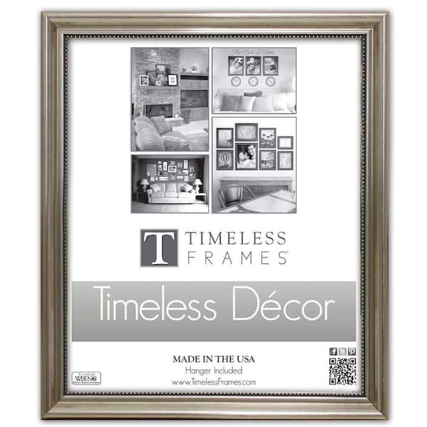 Timeless Frames Astor 1-Opening 11 in. x 14 in. Silver Picture Frame