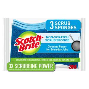 Non-Scratch Scrub Sponge (3-Pack)