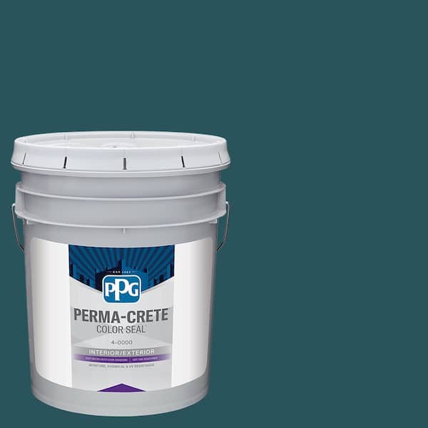Color Seal 5 gal. PPG1148-7 Deep Emerald Satin Interior/Exterior Concrete Stain