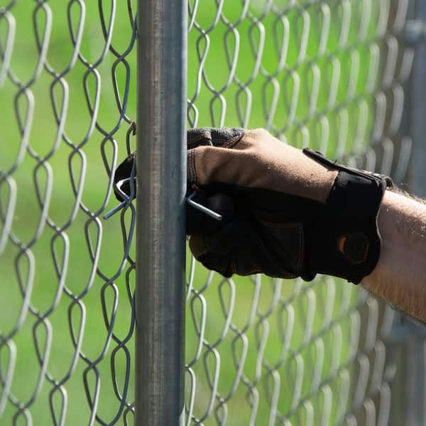 Speedy Tie Chain Link Fence Line Post Galvanized Steel Tie Wires 1-5/8 in. Diameter (100-Piece)