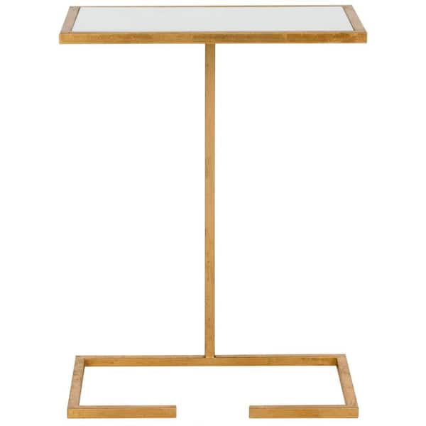 SAFAVIEH Neil Gold/White End Table