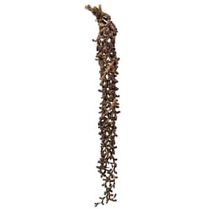 36-44 in. Brown Natural Curled Ladder Branches