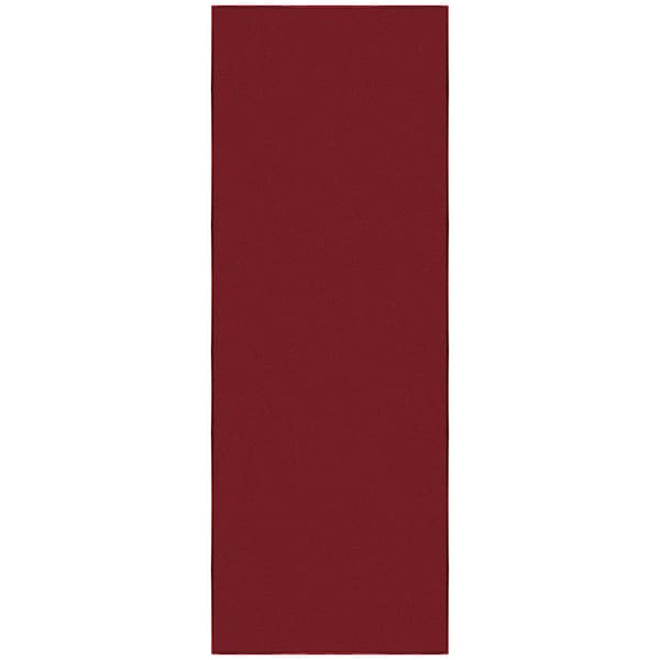 Ottomanson Ottohome Collection Non-Slip Rubberback Modern Solid Design 2x6 Indoor Runner Rug, 2 ft. 2 in. x 6 ft., Red