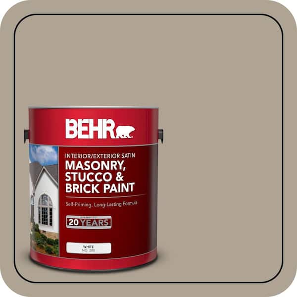 5 gal. #730D-4 Garden Wall Satin Interior/Exterior Masonry, Stucco and Brick Paint