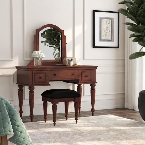 Home Styles Lafayette Vanity Table and Mirror 