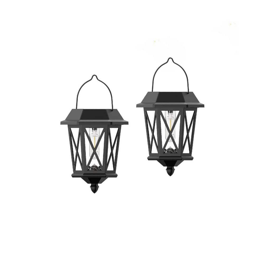 2-Pack Solar Lanterns Waterproof, LED Metal Wall Mount Light, ‎Bulb Included price history on PriceWatchPro