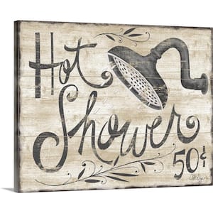 "Hot Shower" by LoriLynn Simms Canvas Wall Art