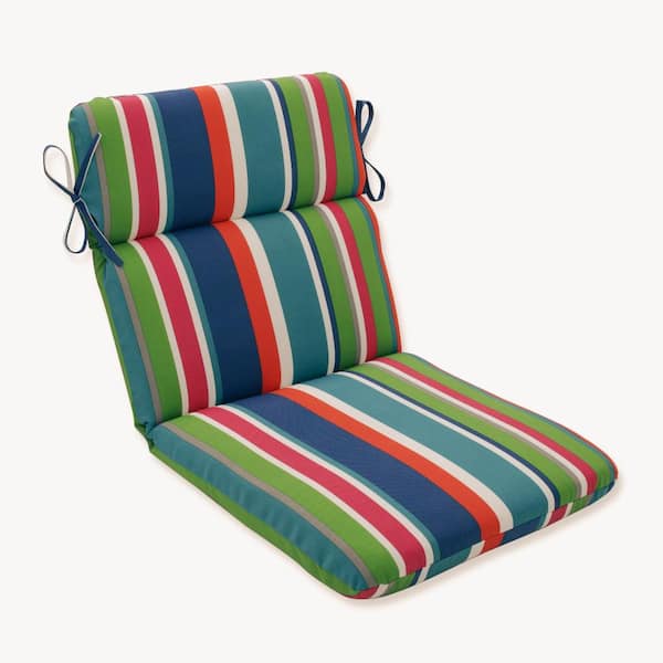 Pillow Perfect Stripe Outdoor/Indoor 21 in W x 3 in H Deep Seat, 1 ...