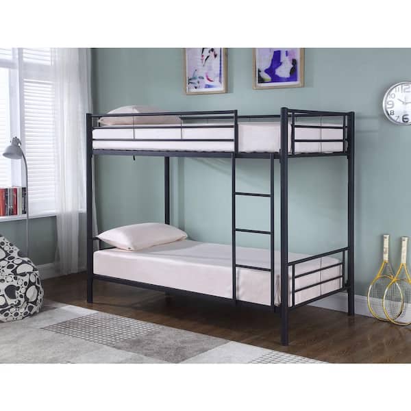 Coaster Hayward Black Twin Over Twin Bunk Bed