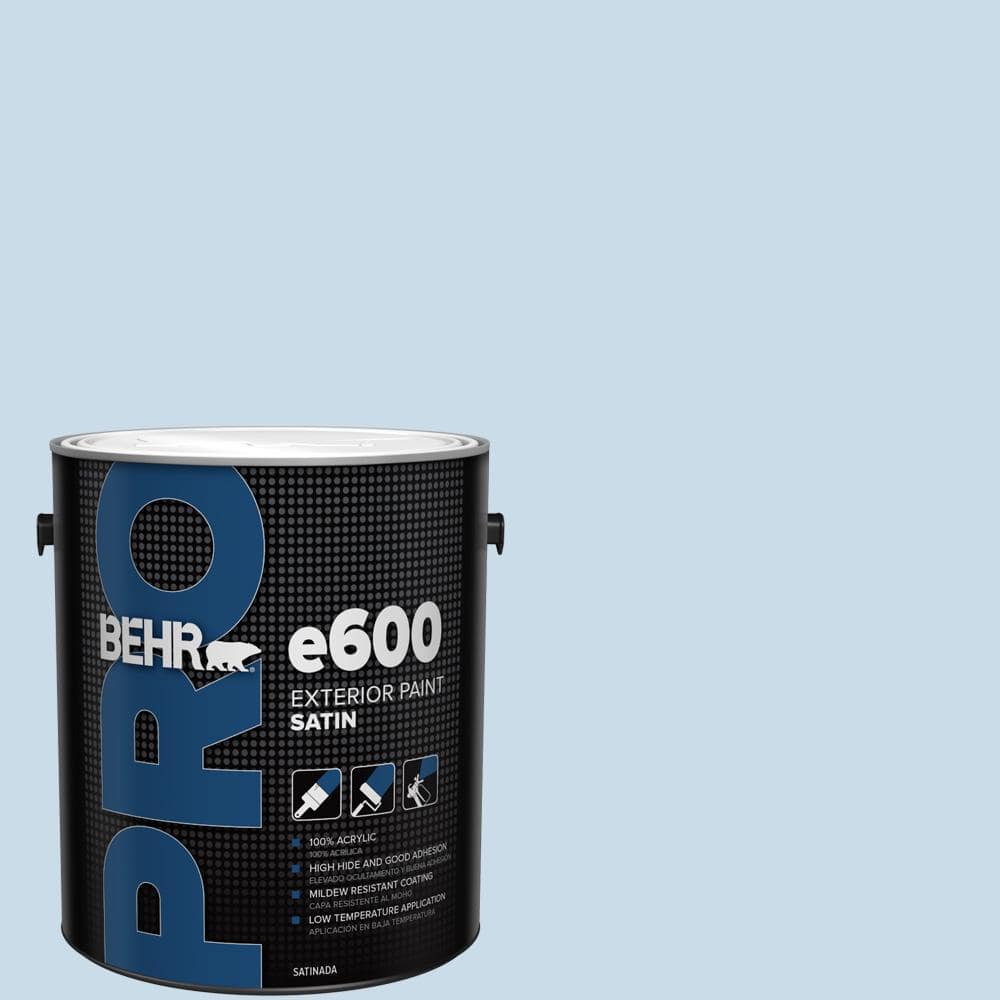 BEHR PRO 1 gal. M5101 Blue Me Away Satin Exterior Paint PR64001 The