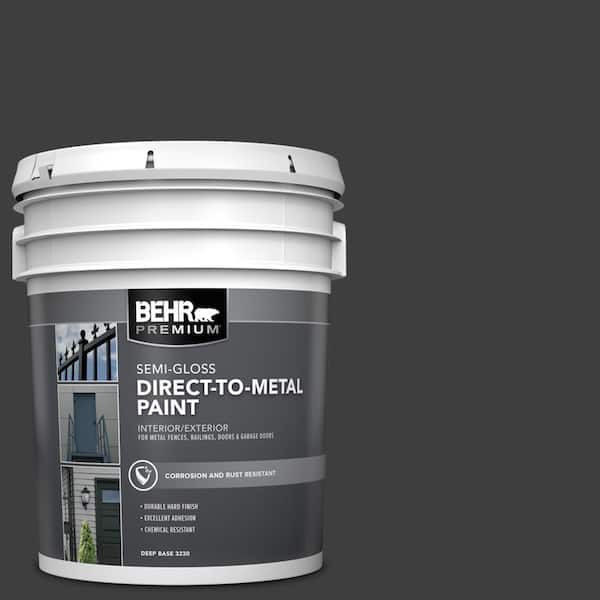 5 gal. #N520-7 Carbon Semi-Gloss Direct to Metal Interior/Exterior Paint