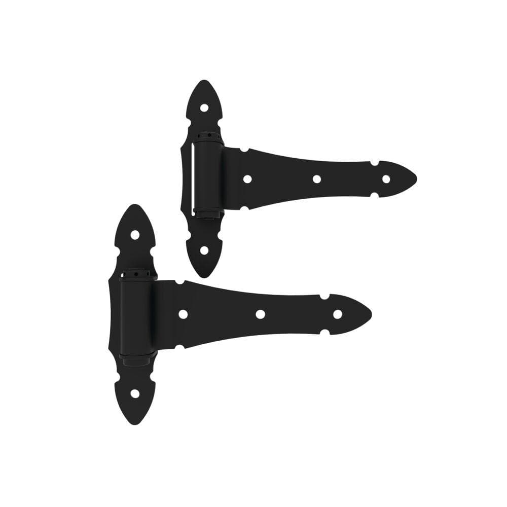 Black Compact Butterfly Hinge Kit (2-Pack)