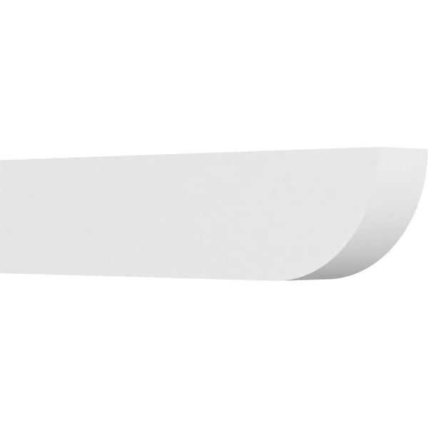 Ekena Millwork 6 in. x 10 in. x 42 in. Standard Durham Architectural Grade PVC Rafter Tail Brace