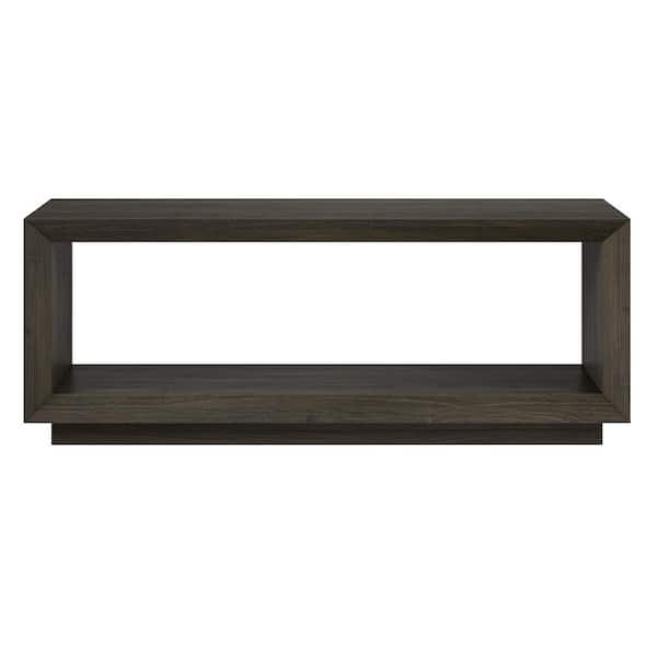 Evie 47.5 in. Alder Brown Rectangle MDF Top Coffee Table