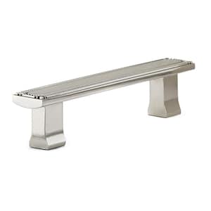 Brossard Collection 5 1/16 in. (128 mm) Polished Nickel Traditional Cabinet Bar Pull