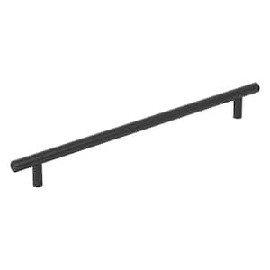 Bar Pulls Hollow 11-5/16 in. Modern Matte Black Bar Cabinet Pull