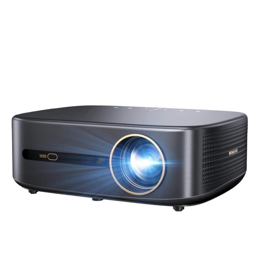 1920 x 1080 4K 1080P Smart Projector with 1000 Lumens, WIFI, HDMI, Bluetooth, Speakers,Netflix Certified and DoIby Audio -  Vrbgify, 558SA04-427D