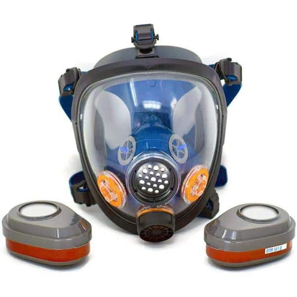 PD-101 Burnt Bronze Mirrored - Full Face Respirator Gas Mask with Orga –  Parcil Safety