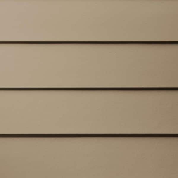 James Hardie Hardie Plank HZ5 6.25 in. x 144 in. Statement Collection Khaki Brown Smooth Fiber Cement Lap Siding